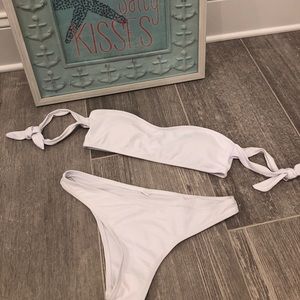 Zaful Bandeau Bathing Suit